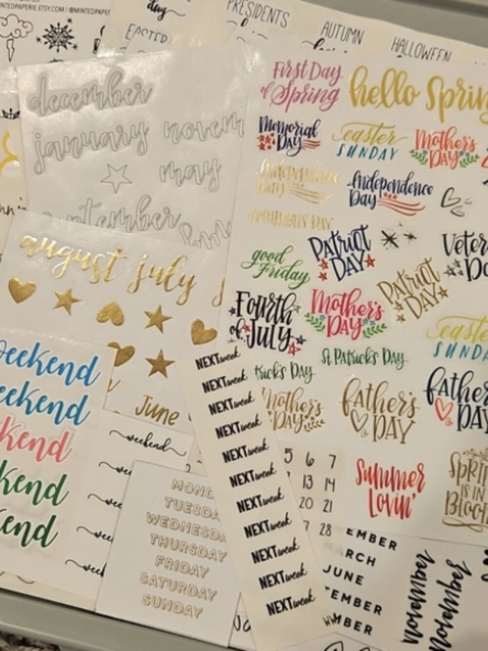 Massive Planner Sticker Lot Thousands of Stickers + Happy Planner Book